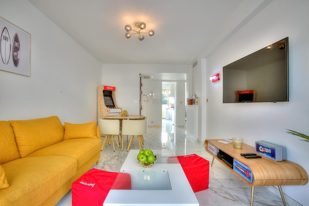 Luxury 4 Stars Apartment With 2 Terraces, Cannes Croisette Eksteriør billede
