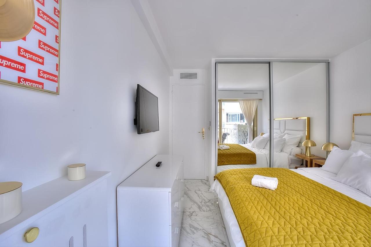 Luxury 4 Stars Apartment With 2 Terraces, Cannes Croisette Eksteriør billede