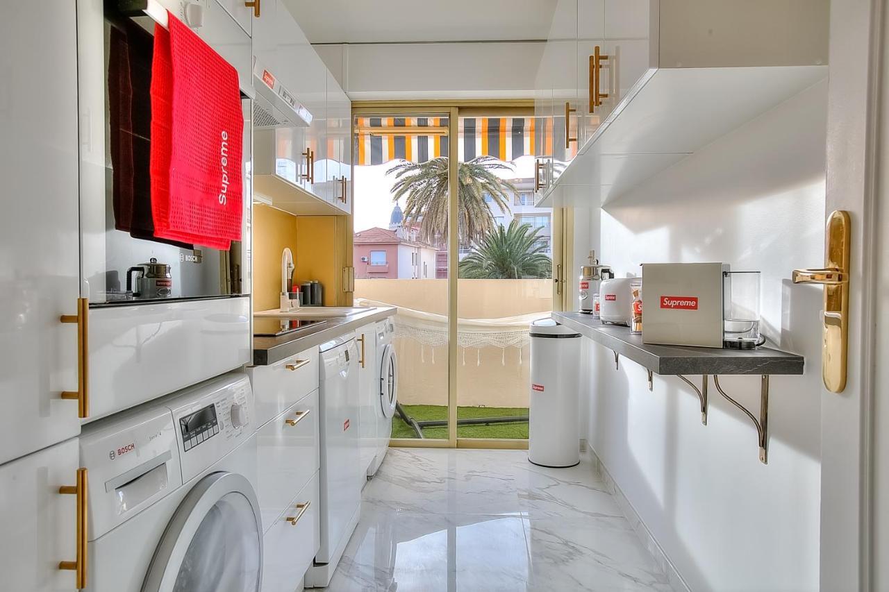 Luxury 4 Stars Apartment With 2 Terraces, Cannes Croisette Eksteriør billede